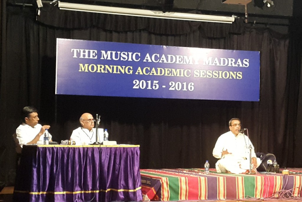 Lec Dem by D. Balakrishna on Pallavis performed by stalwarts of yesteryears