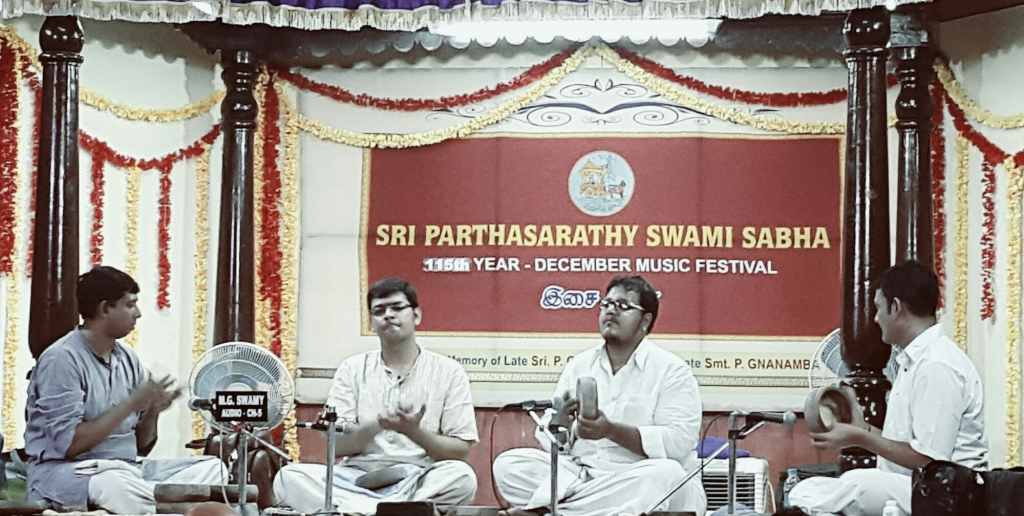 Laya chatura – Kanjira Quartet in Chennai