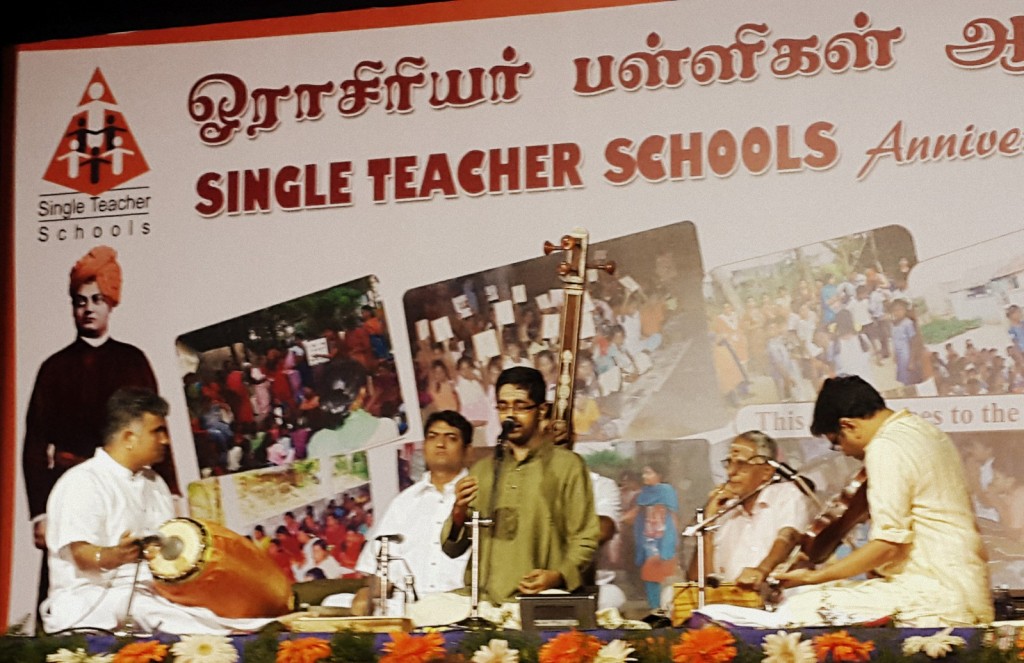 Abhishek Raghuram for Single Teacher Schools in Chennai