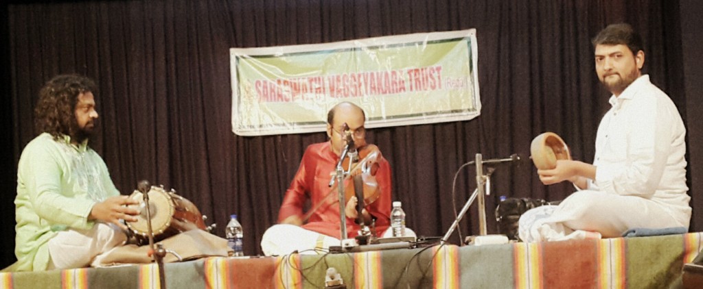 V Sanjeev for Saraswathi Vaggeyakara Trust, Chennai